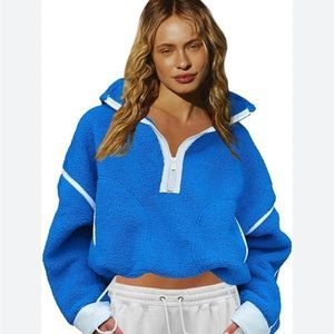 Mountain High 1/2  Zip Fleece-Color Mid Atlantic  No Tags/Worn Once/Like New